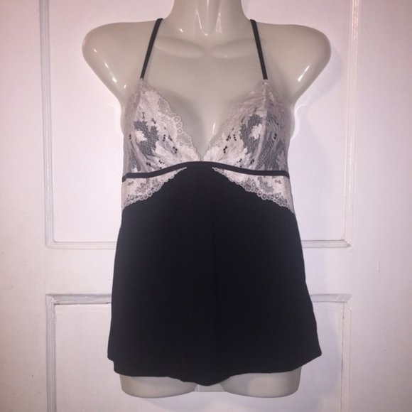 Topshop Lace Racer Back Cami - Picture 1 of 4